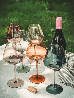 Multicolor Wine Glasses Set of 6 – Hither Lane